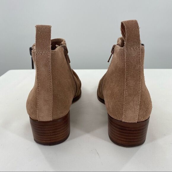 SOLE SOCIETY Suede Tan Ankle Boots - Picture 7 of 11